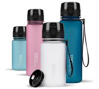 720°DGREE Water Bottle Kids 350ml “uberBottle“ softTouch +Sieve - BPA-Free Tritan, Leakproof, Reusable Drinking Bottle - Waterbottle for Children from 2 Years, Kindergarten, School, Playground, Sport