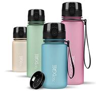 720°DGREE Water Bottle Kids 350ml “uberBottle“ softTouch +Sieve - BPA-Free Tritan, Leakproof, Reusable Drinking Bottle - Waterbottle for Children from 2 Years, Kindergarten, School, Playground, Sport