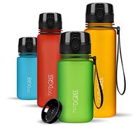 720°DGREE Water Bottle Kids 350ml “uberBottle“ softTouch +Sieve - BPA-Free Tritan, Leakproof, Reusable Drinking Bottle - Waterbottle for Children from 2 Years, Kindergarten, School, Playground, Sport