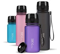 720°DGREE Water Bottle Kids 350ml “uberBottle“ softTouch +Sieve - BPA-Free Tritan, Leakproof, Reusable Drinking Bottle - Waterbottle for Children from 2 Years, Kindergarten, School, Playground, Sport