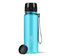 720°DGREE Water Bottle Kids 500ml “uberBottle“ crystalClear +Sieve - BPA-Free Tritan, Leakproof, Reusable Drinking Bottle - Waterbottle for Children, School, Playground, Boys, Girls, Handbag, Sport