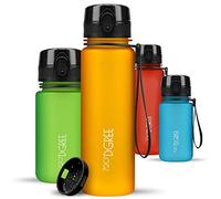 720°DGREE Water Bottle Kids 500ml “uberBottle“ softTouch +Sieve - BPA-Free Tritan, Leakproof, Reusable Drinking Bottle - Waterbottle for Children, School, Playground, Boys, Girls, Handbag, Sport, Bike
