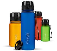 720°DGREE Water Bottle Kids 500ml “uberBottle“ softTouch +Sieve - BPA-Free Tritan, Leakproof, Reusable Drinking Bottle - Waterbottle for Children, School, Playground, Boys, Girls, Handbag, Sport, Bike