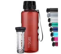 720°DGREE Water Bottle “uberBottle“ - 1.5 L crystalClear +Fruit-Infuser - BPA-Free Tritan, Leakproof, Reusable Drinking Bottle - Sports Bottle for Gym, Fitness, Hiking, Travel, School, Office