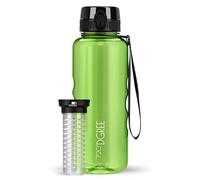 720°DGREE Water Bottle “uberBottle“ - 1.5 L crystalClear +Fruit-Infuser - BPA-Free Tritan, Leakproof, Reusable Drinking Bottle - Sports Bottle for Gym, Fitness, Hiking, Travel, School, Office