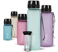 720°DGREE Water Bottle “uberBottle“ - 1 L softTouch +Fruit-Infuser - BPA-Free Tritan, Leakproof, Reusable Drinking Bottle - Sports Bottle for Gym, Running, Fitness, Cycling, Travel, School & Office