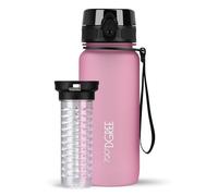 720°DGREE Water Bottle “uberBottle“ - 650 ml softTouch +Fruit-Infuser, BPA-Free Tritan, Leakproof, Reusable Drinking Bottle - Sports Bottle for Gym, Kids, School, Fitness, Running, Travel, Office