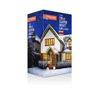 720 LED Multi-Action Cluster Lights + Timer Warm White Premier