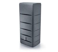 720 Litre Tower Rainwater Tank Kit, Water Butt, In Granite