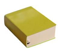 720 Pages School Supplies Time Organizer Simple PU Textured Schedule Planner Notepad Creative 365 Days A6 Planner Notebooks(Green)