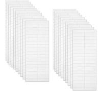 720 Pieces Blank Tab and Insert Hanging File Paper Tab Insert, 2 x 0.6 Inch
