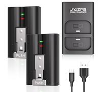 7200mAh JYJZPB Quick Release Battery for Ring, 3.65V Replacement Battery for Ring Doorbell Camera 2/3/3+/4, Stick Up Cam 2nd Gen & Stick Up Cam 3rd Gen, Spotlight Camcorder - 2 Pack+Charger Station
