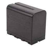 7200mAh NP F970 Battery, Fast Charging Full Decoding Lithium Battery for MC2500C 1500C Camcorder Fill Light Monitor, With 6 Safety Protections and Accurate Battery Level