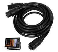 720108-1 14 M360 2DDI Y Transducer Splitter Adapter Cable Fit for Humminbird MEGA 360 SOLIX APEX XPLORE Helix 8 9 10 12 15 Fish Finder, Replace for 14-Pin Y Cable