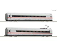 72099 Roco Ho Set 2 Coaches Medium Ice With Written Br 407 DB Ag Scale 1:87