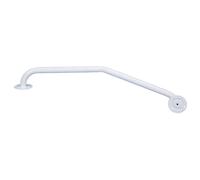 720mm White Curved Handrail - Ideal for Doorwars and Stairwells - Left Handed