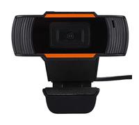 720P USB 2.0 Webcam PC Digital Camera with High Resolution, True Color Images, No Lens Adjustment for Laptops and Desktops, Automatic White Balances and Color Correction, CMOS