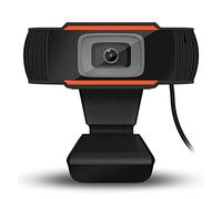 720P Webcam with Microphone USB Computer Camera for Live Streaming Online Teaching Video Calling Conferencing Gaming Plug and Play High Performance Optical Lens Rotatable Clip Clear Smooth Picture Omn