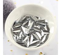 720pcs 6 * 14mm Cup Oval Folding Sequins Horse Eyes Shape Crafts Frosted Loose Paillettes Stickers DIY Wedding Sewing Accessories