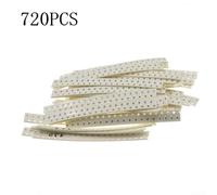 720PCS For SMD Capacitor Sample Kit, 36 Different Values, 1pF to 10uF for Electronic Applications (0603)