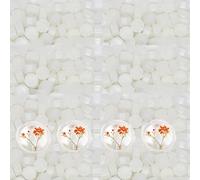 720Pcs Wax Sealing Beads, Translucent Sealing Wax Beads, 0.55lb Octagon Wax Seal Beads for Wax Seal Stamp, Cards, Wedding Invitations, Wine Packages, Gift Wrapping, Letter Sealing (Transparent)