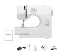 725 Household Mini Sewing Machine, 12 Stitches Electric Sewing Machine with Foot Pedal Sewing Kit for Kids Adults Beginners, 28.5x13.6x24.8cm