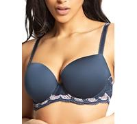 7251 Panache Clara Moulded Sweetheart Bra - 7251 Navy/Pearl