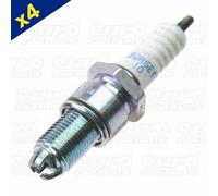 7264 Nickel Spark Plugs x4 BUR5ET-10 Ignition Electrical Replacement By NGK