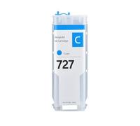 727 Empty Refillable Ink Cartridge With Chip, Compatible For HP | Large Format Printing, Empty Cartridge, Reusable Design, Easy Refill(Bl)