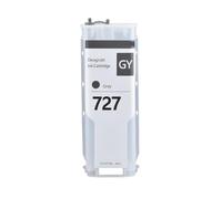 727 Empty Refillable Ink Cartridge With Chip, Compatible For HP | Large Format Printing, Empty Cartridge, Reusable Design, Easy Refill(Gy)