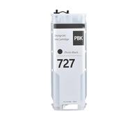 727 Empty Refillable Ink Cartridge With Chip, Compatible For HP | Large Format Printing, Empty Cartridge, Reusable Design, Easy Refill(PBk)