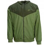 727324-334 Nike Men's Sportswear Jacket Green with Hood Windbreaker