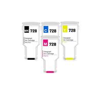 728 728 XXL Ink Cartridge Compatible For HP DesignJet T730 T830 | 300ml Set, 4-color Ink, Replacement Cartridge, Large Format Printing(Set)