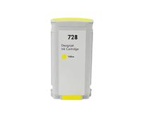 728 Compatible Ink Cartridge Set Compatible With HP728 728XL Full Ink F9J68A F9J67A F9J66A Compatible With DesignJet T730 T830(1PC Y)