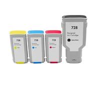 728 Compatible Ink Cartridge Set Compatible With HP728 728XL Full Ink F9J68A F9J67A F9J66A Compatible With DesignJet T730 T830(1 SET)
