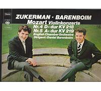 72859 PINCHAS ZUKERMAN Mozart Violin Cons 4/5 Barenboim