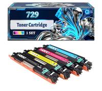 729 Toner Cartridge Compatible for Canon i-SENSYS LBP-7010C LBP-7018C Printers, With Chip Large Capacity 1200 Pages (4-Pack BK/C/M/Y)