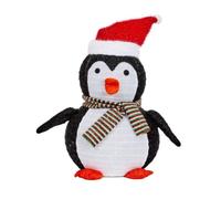 72cm Battery Operated Light up Pop up Penguin with Cool White LEDs Samuel Alexander Black One Size