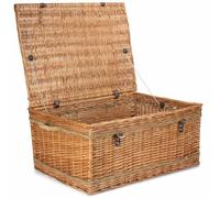 72cm Double Steamed Rope Handled Wicker Trunk