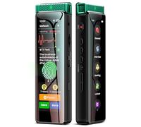 72GB Digital Voice Recorder with Playback, Innioasis R1 Full Touchscreen Voice Recorder with AI Intelligent Transcription and Bluetooth, Voice Activated Sound Audio Recorder Device with Mic (Green)