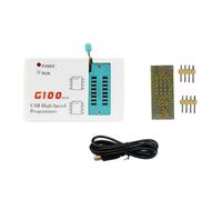 72Hz G100 USB Programmer SPI/24/25/95 Chip BIOS Reader Writer Wide Compatible Chip Programmer with Double Slot