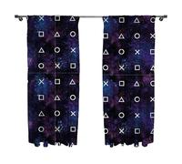 (72in x 66in, Multicoloured) Playstation Nebula Curtains