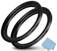 72mm-77mm Step Up Ring [72mm Lens to 77mm Filter] 2 Pack, WH1916 Camera Lens Filter Adapter Ring Lens Converter Accessories