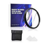 72mm Center Field Split Diopter Effect Filter, Dreamy Fog Blur Zoom Center Special Effect Filters Multi-Layer Coated Linear Prism Filter for Most DSLR/SLR Cameras