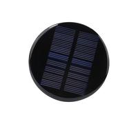 72mm Round Solar Panel 4.5V 80mA Monocrystalline Panel Ideal for Weak Light Conditions for Electronics Small Photovoltaic