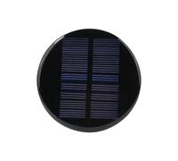 72mm Round Solar Panel 4.5V 80mA Monocrystalline Panel Ideal for Weak Light Conditions for Electronics Small Photovoltaic