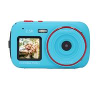 72MP 2.5K Dual Screen Camera 16x Digital Zoom Auto Focus Anti-Shake Compact Travel Camera with Fill Light - Blue