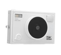 72MP 5K Digital Camera with WiFi 18X Zoom 2.8in IPS Screen Slow Motion Time Lapse Photography Filters 1300mAh Battery Compact Design (White)