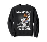 72nd Birthday Bear Legends December 1953 72 Years Old Men Sweatshirt