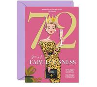 72nd Birthday Cards for Women, Years Of Fabulousness